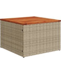 vidaXL Zestaw Sof Ogrodowych 6 Elementów z Poduszkami Beżowy Polirattan Dārza mēbeļu komplekti