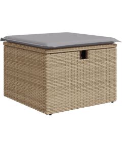 vidaXL Zestaw Sofy Ogrodowej 8-częściowy z Poduszkami Beżowy Polirattan Dārza mēbeļu komplekti