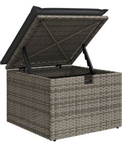 vidaXL 8 Elementowy Zestaw Sof Ogrodowych z Poduszkami Szary Rattan Dārza mēbeļu komplekti