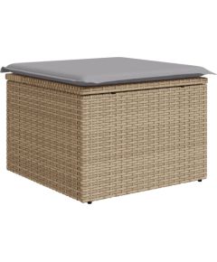 vidaXL 5-częściowy zestaw sof ogrodowych z poduszkami beżowy polirattan Dārza mēbeļu komplekti