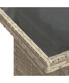 vidaXL 5-częściowy Zestaw Sof Ogrodowych z Poduszkami Jasnoszary Polirattan Dārza mēbeļu komplekti