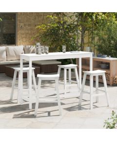 Stołki Barowe vidaXL 6 sztuk Białe HDPE, Stołki Barowe vidaXL 2 sztuki Białe HDPE Кухонные стулья