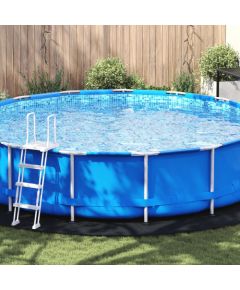 vidaXL Okrągłe pokrycie basenu Czarne Polietylen  550 cm Велосипеды