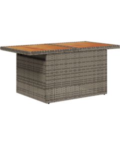 vidaXL 7-Częściowy Zestaw Sof Ogrodowych z Poduszkami Szary Poli Rattan Dārza mēbeļu komplekti