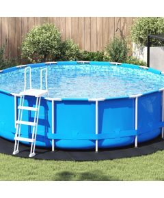 vidaXL Okrągłe Pokrycie Basenu Czarne Plastik  366 cm Велосипеды