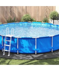 vidaXL Pokrycie Basenu Okrągłego Jasnoszary Polietylen  610 cm Jaunumi - Sports