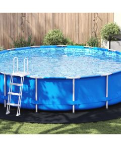 vidaXL Okrągłe pokrycie basenowe Czarny Plastikowy 610 cm Jaunumi - Sports