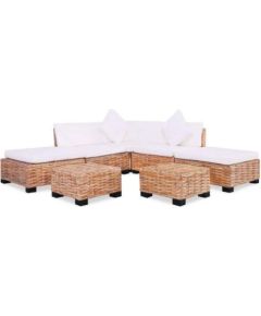 vidaXL 13 Częściowy Zestaw Sof Ogrodowych Z Poduszkami Beżowy Poli Rattan Akacja, vidaXL 3 Częściowy Zestaw Jadalny Do Ogrodu Z Poduszkami Beżowy Poli Rattan Akacja Dārza mēbeļu komplekti