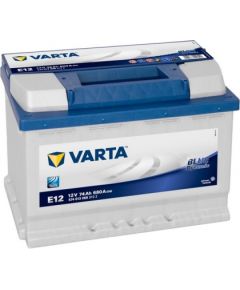 AKUMULATORS VARTA BLUE E12 74Ah 680A (EN) 278x175x190 12V