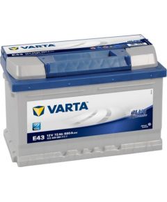 VARTA BLUE E43 72Ah 680A (EN) 278x175x175 12V