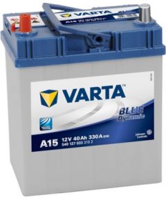 VARTA A15 BLUE 40Ah 330A (EN) 187x127x207 12V