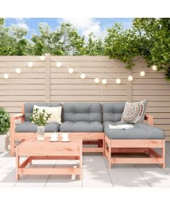 vidaXL 5-częściowy zestaw mebli ogrodowych, lite drewno daglezjowe Dārza mēbeļu komplekti