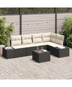 vidaXL 5-częściowy zestaw sof ogrodowych z poduszkami w kolorze brązowym z polirattanu Dārza mēbeļu komplekti