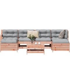 vidaXL 7-częściowy zestaw wypoczynkowy do ogrodu, lite drewno daglezjowe Dārza mēbeļu komplekti