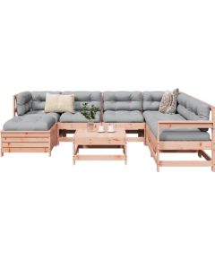 vidaXL 8-cz. zestaw wypoczynkowy do ogrodu, lite drewno daglezjowe Dārza mēbeļu komplekti