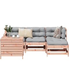 vidaXL 5-cz. zestaw wypoczynkowy do ogrodu, lite drewno daglezjowe Dārza mēbeļu komplekti