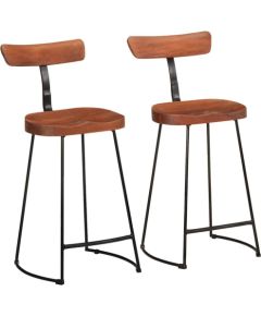 vidaXL Hokery barowe 2 szt. 49x43x88 cm Drewno lite Mango Кухонные стулья