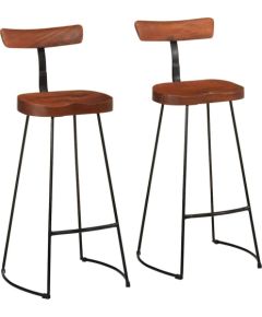 vidaXL Hokery barowe 2 szt. 49x43x103 cm Drewno lite Mango Virtuves krēsli