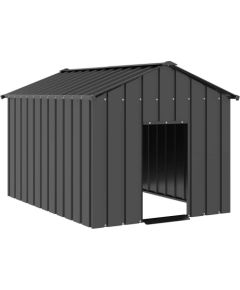 vidaXL Buda dla psa z dachem, 113x153x101 cm, stal galwanizowana Guļvieta mājdzīvniekiem