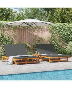 vidaXL Leżak Zestaw 2 sztuk Шезлонги и пляжные стулья