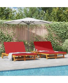 vidaXL Leżak słoneczny Zestaw 2 Шезлонги и пляжные стулья