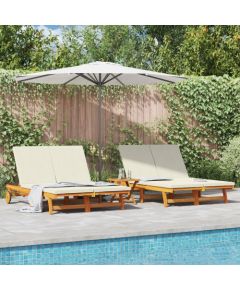 vidaXL Leżak słoneczny Zestaw 2 Шезлонги и пляжные стулья