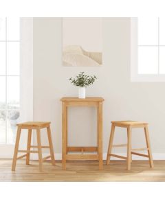 vidaXL Krzesła barowe 2 szt. lite drewno guma Кухонные стулья