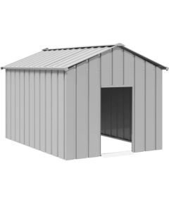 vidaXL vidaXL Buda dla psa z dachem, 113x153x101 cm, stal galwanizowana Guļvieta mājdzīvniekiem