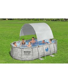 Bestway Zadaszenie do basenu naziemnego, białe Jaunumi - Sports