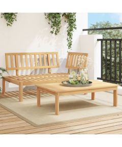 vidaXL vidaXL Sofa ogrodowa i stolik z deseczek, lite drewno akacjowe Dārza mēbeļu komplekti