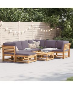 vidaXL vidaXL 8-cz. zestaw wypoczynkowy do ogrodu, z poduszkami, akacjowy Dārza mēbeļu komplekti