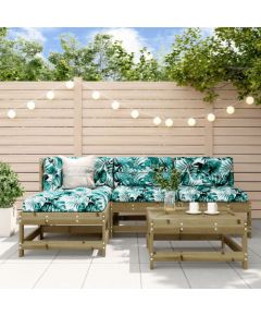 vidaXL vidaXL 5-cz. zestaw mebli ogrodowych, impregnowane drewno sosnowe Dārza mēbeļu komplekti