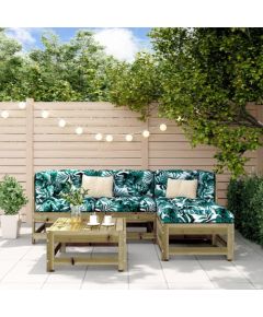 vidaXL vidaXL 5-cz. zestaw mebli ogrodowych, impregnowane drewno sosnowe Dārza mēbeļu komplekti