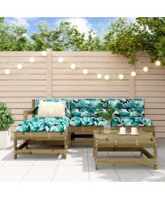 vidaXL vidaXL 5-cz. zestaw mebli ogrodowych, impregnowane drewno sosnowe Dārza mēbeļu komplekti