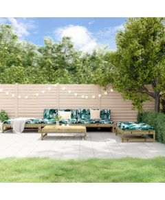 vidaXL vidaXL 5-cz. zestaw mebli ogrodowych, impregnowane drewno sosnowe Dārza mēbeļu komplekti