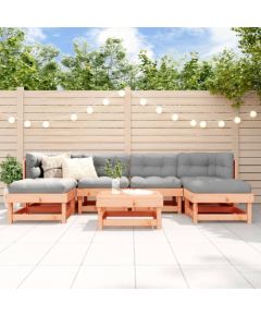 vidaXL vidaXL 7-cz. zestaw mebli ogrodowych, lite drewno daglezjowe Dārza mēbeļu komplekti