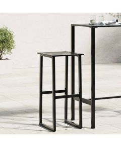 vidaXL Stołki barowe, 2 szt., czarne, 38x38x80 cm, malowana stal Virtuves krēsli