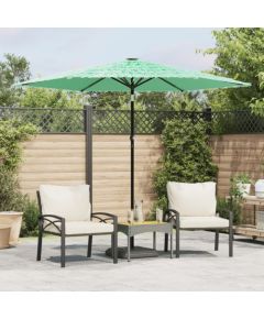 vidaXL Parasol ogrodowy na stalowym słupku, zielony, 268x268x226 cm Jaunumi -Dārzam
