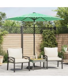 vidaXL Parasol ogrodowy na stalowym słupku, zielony, 223x223x213 cm Jaunumi -Dārzam