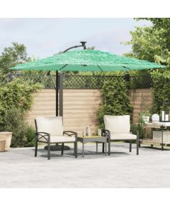 vidaXL Parasol ogrodowy na stalowym słupku, zielony, 269x269x235 cm Jaunumi -Dārzam