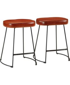 vidaXL Stołki barowe, 2 szt., ciemnobrązowe, 40x29,5x53 cm Кухонные стулья