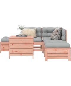 vidaXL vidaXL 6-cz. zestaw wypoczynkowy do ogrodu, drewno daglezjowe Dārza mēbeļu komplekti