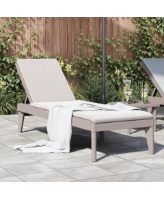 vidaXL Leżak, kolor cappuccino, 186x60x29 cm, PP Шезлонги и пляжные стулья