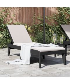 vidaXL Leżak, antracytowy, 186x60x29 cm, PP Шезлонги и пляжные стулья