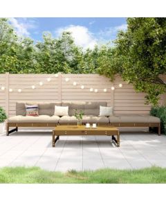vidaXL 4 częściowy zestaw mebli ogrodowych, miodowy brąz, drewno sosnowe Dārza mēbeļu komplekti