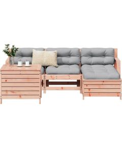 vidaXL 5-cz. zestaw wypoczynkowy do ogrodu, lite drewno daglezjowe Dārza mēbeļu komplekti