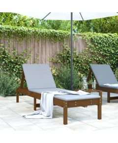 vidaXL Leżak, miodowy brąz, 199,5x60x74 cm, drewno sosnowe Шезлонги и пляжные стулья