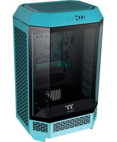 Thermaltake The Tower 300, tower case (turquoise, tempered glass) Корпуса