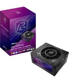 Asrock Phantom Gaming PG-1300G power supply unit 1300 W 20+4 pin ATX ATX Black Блоки питания