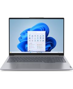 Lenovo ThinkBook 16 G7 ARP AMD Ryzen™ 5 7535HS Laptop 40.6 cm (16") WUXGA 16 GB DDR5-SDRAM 512 GB SSD Wi-Fi 6E (802.11ax) Windows 11 Pro English Grey Ноутбуки